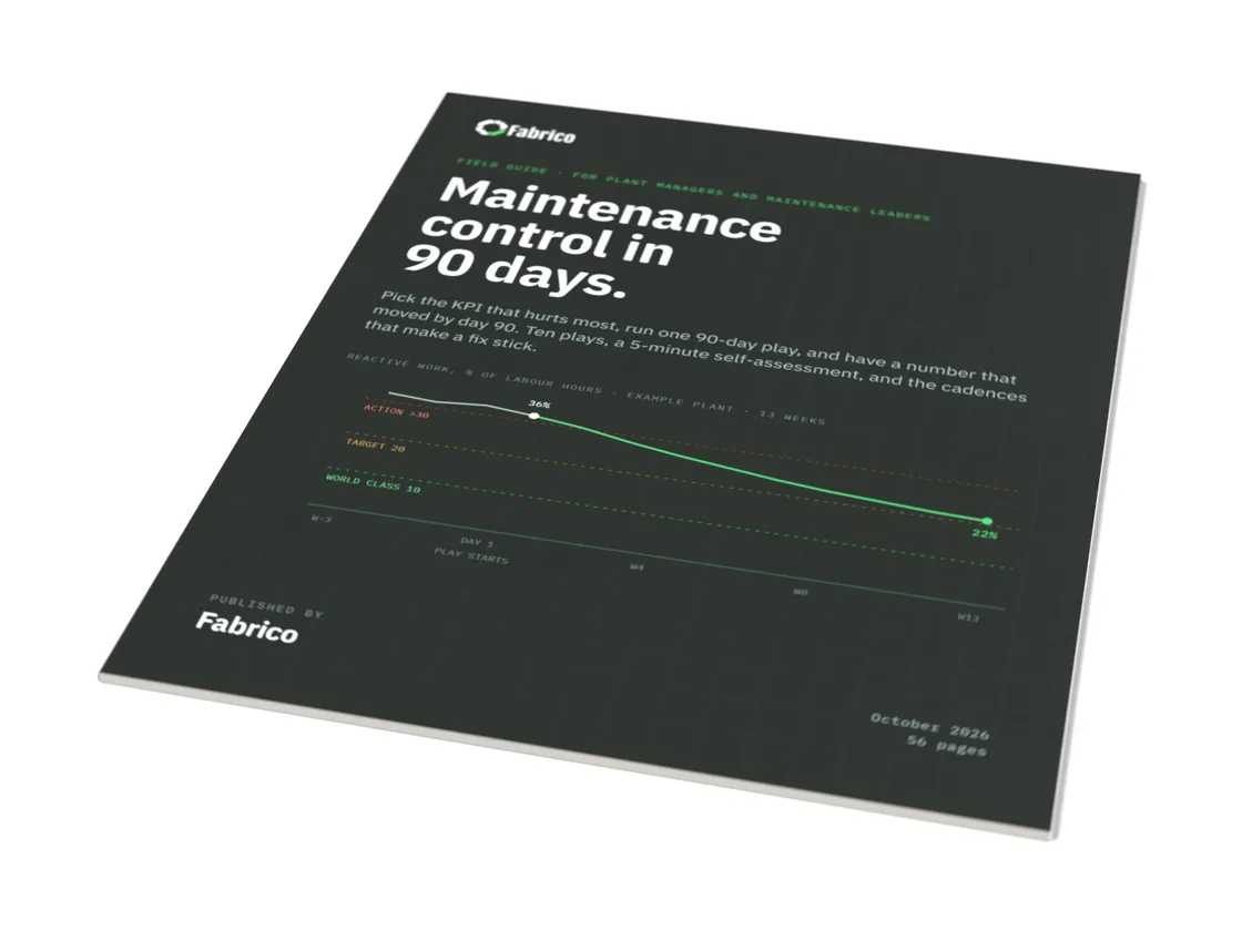 The field guide Maintenance Control in 90 Days (PDF edition)